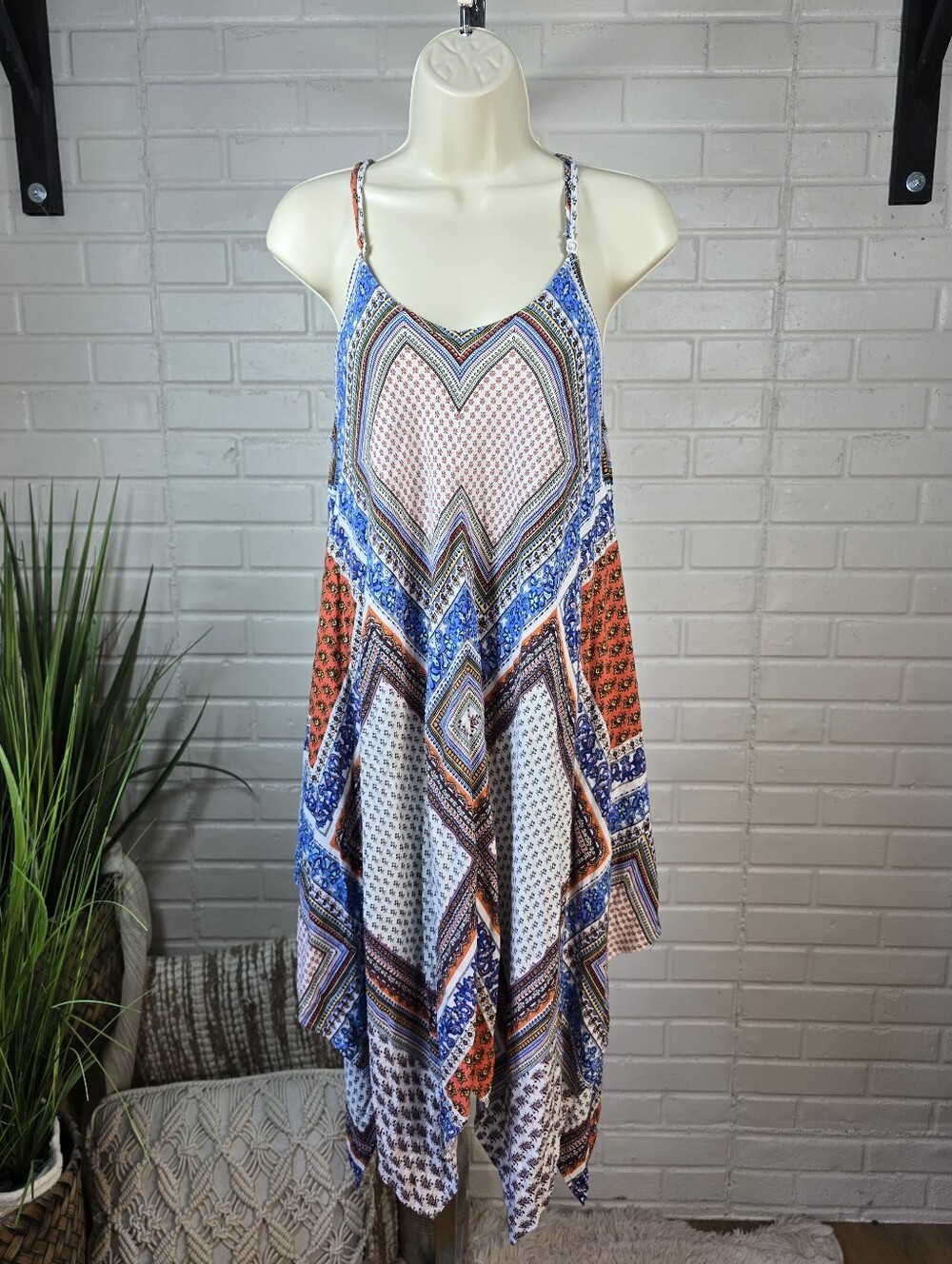 American Rag Asymetrical Hankerchief Dress Size Medium